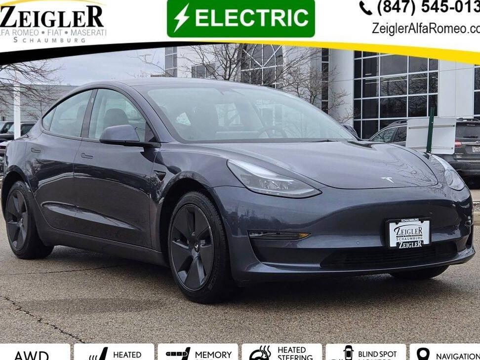 TESLA MODEL 3 2022 5YJ3E1EB8NF160618 image